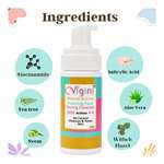 Vigini 30Percent Actives Anti-Acne Oil Control Foaming Toner Deep Cleanser Soap Free Face Wash